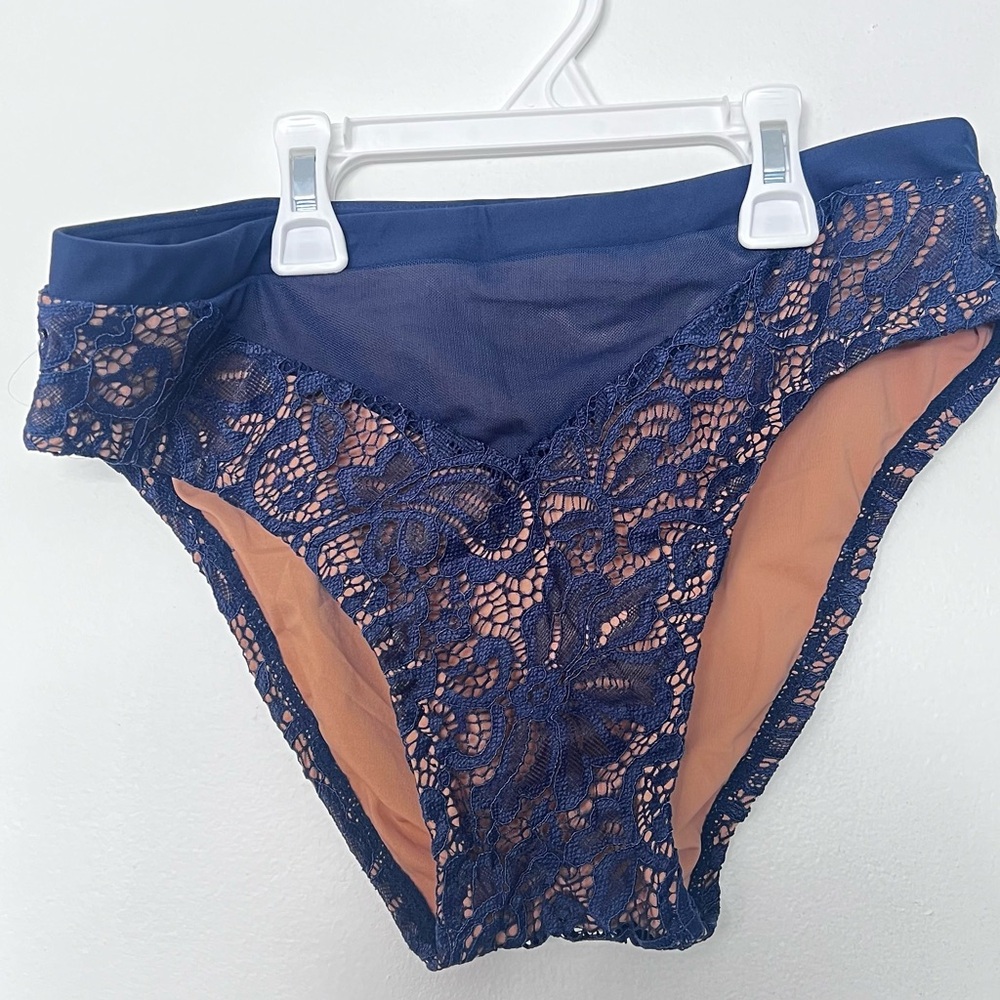 The Bendy Brand Lace Navy Blue Bottoms